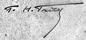 signature de Paul-Honoré Fritel