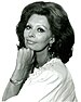Portrait of the Italian actress Sophia Loren f...