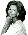 Sophia Loren in 1986 (Foto: Allan Warren) geboren op 20 september 1934