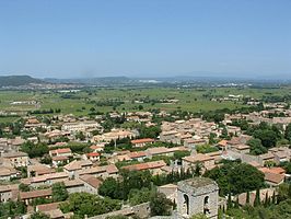 Gezicht op Saint-Victor-la-Coste