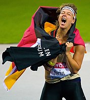 Steffi Nerius krönte nach zahlreichen Medaillen bei Olympia, Welt- und Europameisterschaften ihre Karriere als Weltmeisterin