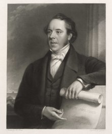 Portrait of abolitionist Thomas Clarkson, circa 1840, after Henry Room; on the scroll is "Slavery abolished; Jamaica; August 1st 1838", the date the apprenticeships ended Thomas Clarkson, 1760-1846 RMG E9112.tiff