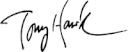 Tony Hawk – podpis