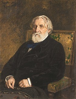 Ilja Repin: I. S. Turgeněv, 1874