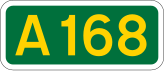 A168 road shield