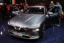 Vinfast Lux A 2.0 at the 2018 Paris Motor Show