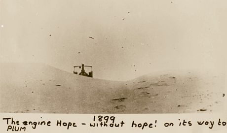 Hope on the way to Plum, c. 1899