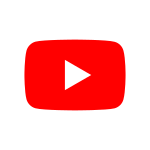 Белый квадрат YouTube в социальных сетях (2017) .svg