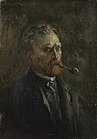Self-Portrait with Pipe, 1886 Van Gogh Museum, Amsterdam (F208)
