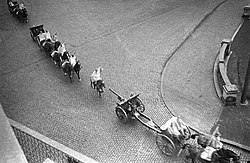 "Belgian manoeuvre" in Tournai, Belgium, 1934