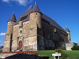 Église fortifiée de Saint Juvin. 
 JPG