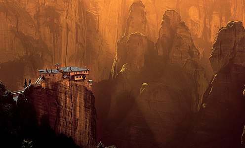 2. Roussanou Monastery in the Meteora, Greece. Kuvaaja: Αλεξανδρής Αλέξης