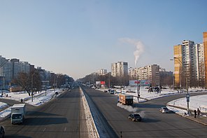 Вид на проспект Академіка Глушкова з Одеської площі