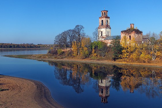 224. Смоленская церковь, Устье, Ярославская область. Автор — Николай Васильевич Белавин