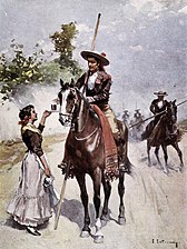 «Los garrochistas de Bailén» per Enrique Estevan y Vicente, 1905