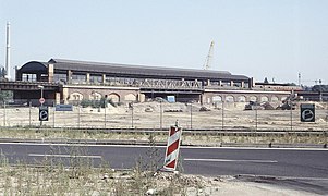 Lehrter Stadtbahnhof en 1996.