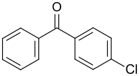 Strukturformel von 4-Chlorbenzophenon