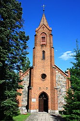 Die heutige evangelische, einst katholische Pfarrkirche in Nidzica (Neidenburg)