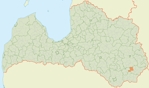 Андрупенская волость на карте