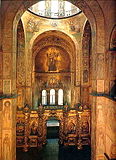 대성당의 후진 (11세기 벽화)