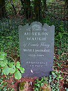 The grave of Auberon Waugh