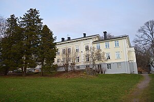 Bö herrgård, trädgårdsida