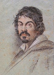 طراحی چهرهٔ کاراواجو توسط اتاویو لیونی (حدود ۱۶۲۱)