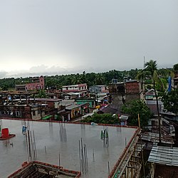 Bird's-eye view of Binnakandi Ghat