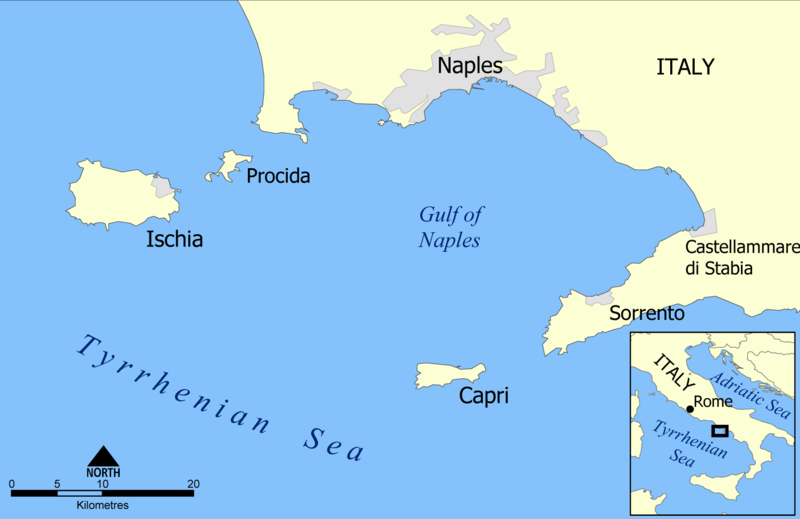 File:Capri and Ischia map.png