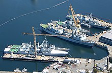 CFB Esquimalt is the headquarters for RCN units from Maritime Forces Pacific. Cfb-esquimalt-aerial.id.jpg