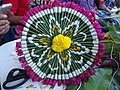 Chamal arreglo floral-ofrenda de Chiapa de Corzo.