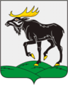 Лось на гербе Бежаницкого района Псковской области