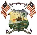 Escudo de armas da República de Liberia en 1963