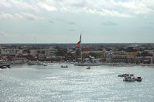 Cozumel aerial view