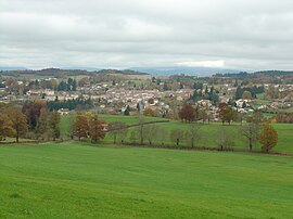 A general view of Cunlhat