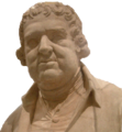 Ŝtonbusto de Erasmus Darwin, fare de William John Coffee, ĉirkaŭ 1795.