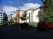Example of on-campus student accommodation, opened in 2006 Dundee University - geograph.org.uk - 1309947.jpg
