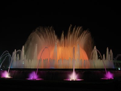 Fuente Montjuic Barcelona