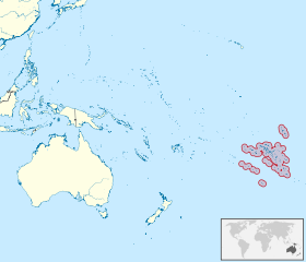 Carte de localisation de la Polynésie française