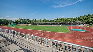 Das Jahnstadion in Göttingen (Juni 2022)