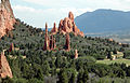 Le Garden of the Gods, un parc public de Colorado Springs.