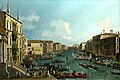Regatta on the Grand Canal - Canaletto (1740)