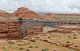 Die Glen-Canyon-Brücke (Süd-Ost-Ansicht)