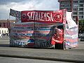 Image 49Camp put up by striking Pepsi-Cola workers, in Guatemala City, Guatemala, 2008.