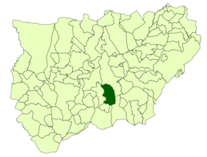 Poziția localității Jódar (Jaén)
