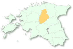 Location of Järva County