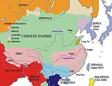 Spheres of influence in Chinese empire in early 20th century KCRC China spheres of influence.jpg