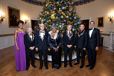 Kennedy Center honorees en 2009 à la Maison Blanche