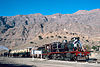 A passenger train of the Khyber train safari at Shahgai station in 1993