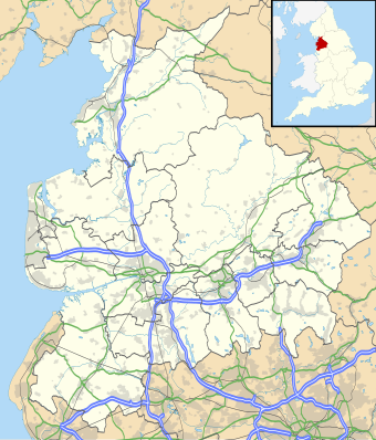 Lancashire is in North West England